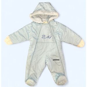 Vintage Saks Fifth Avenue “Baby” Blue 12M Snow Suit